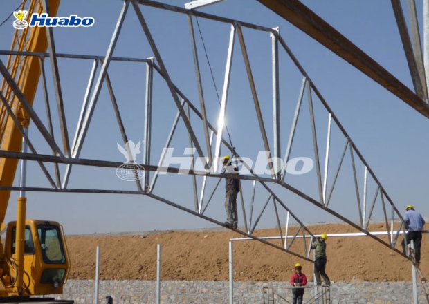 Light steel poultry shed