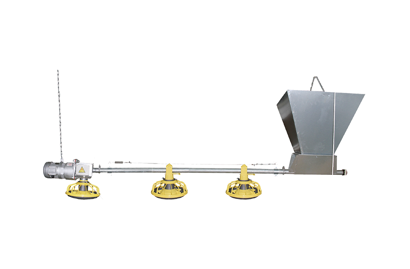 Broiler pan feeding system